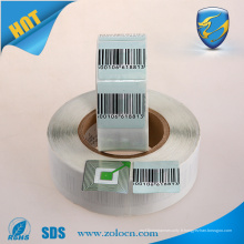 Étiquette souple code-barres EAS étiquette en papier RF pour système de marquage